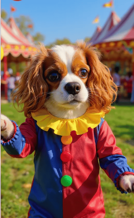 Clown style in the career-themed theme.