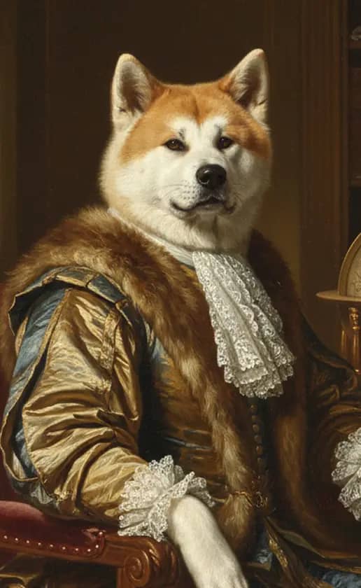 Royal Baroque Noble style in the royal theme.