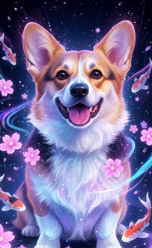 Pop Art Neon Flow filter example