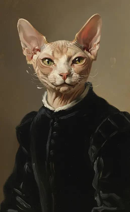 Baroque-inspired motion and dramatic detail.