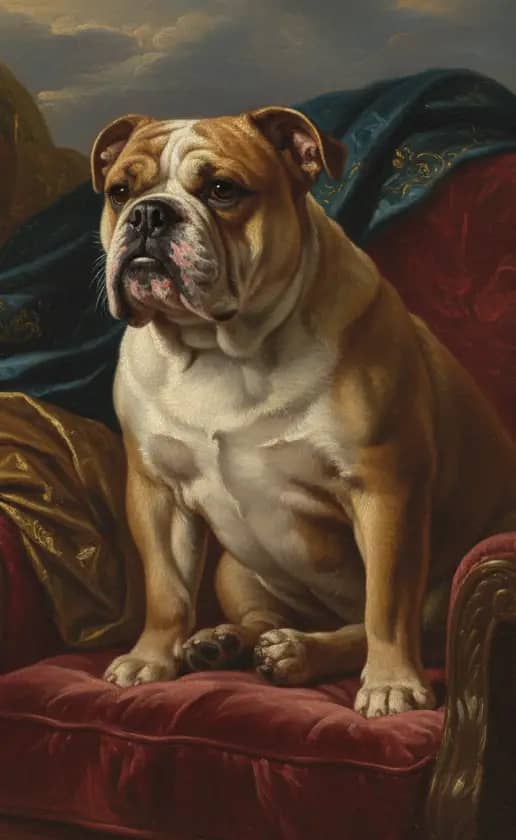 High-contrast baroque style with energetic painterly texture.