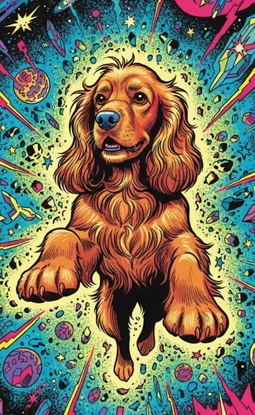 Pop Art Comic Cosmic filter example