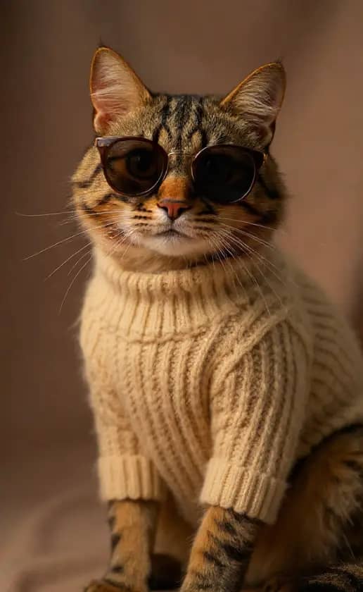 Studio Knit style in the fashion theme.