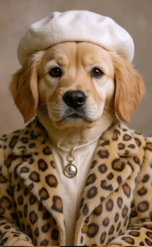 Parisian Couture style in the fashion theme.