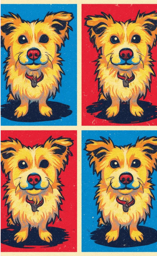 Pop Grid style in the street art theme.