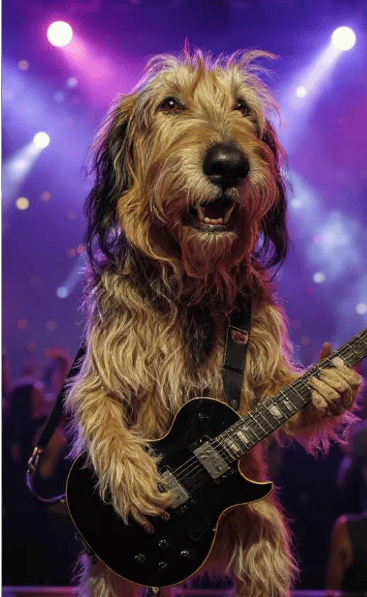 Rockstar style in the music theme.