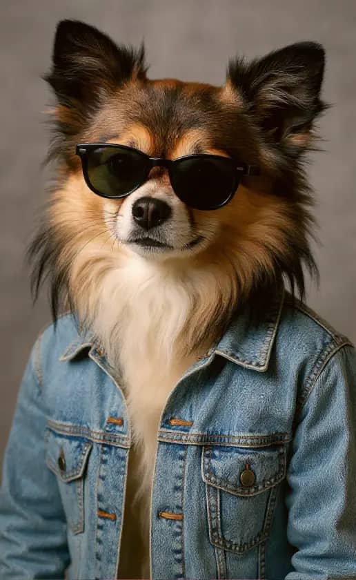 Vintage Denim style in the fashion theme.