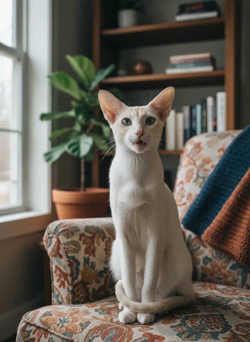 Original Oriental Shorthair Cat photo