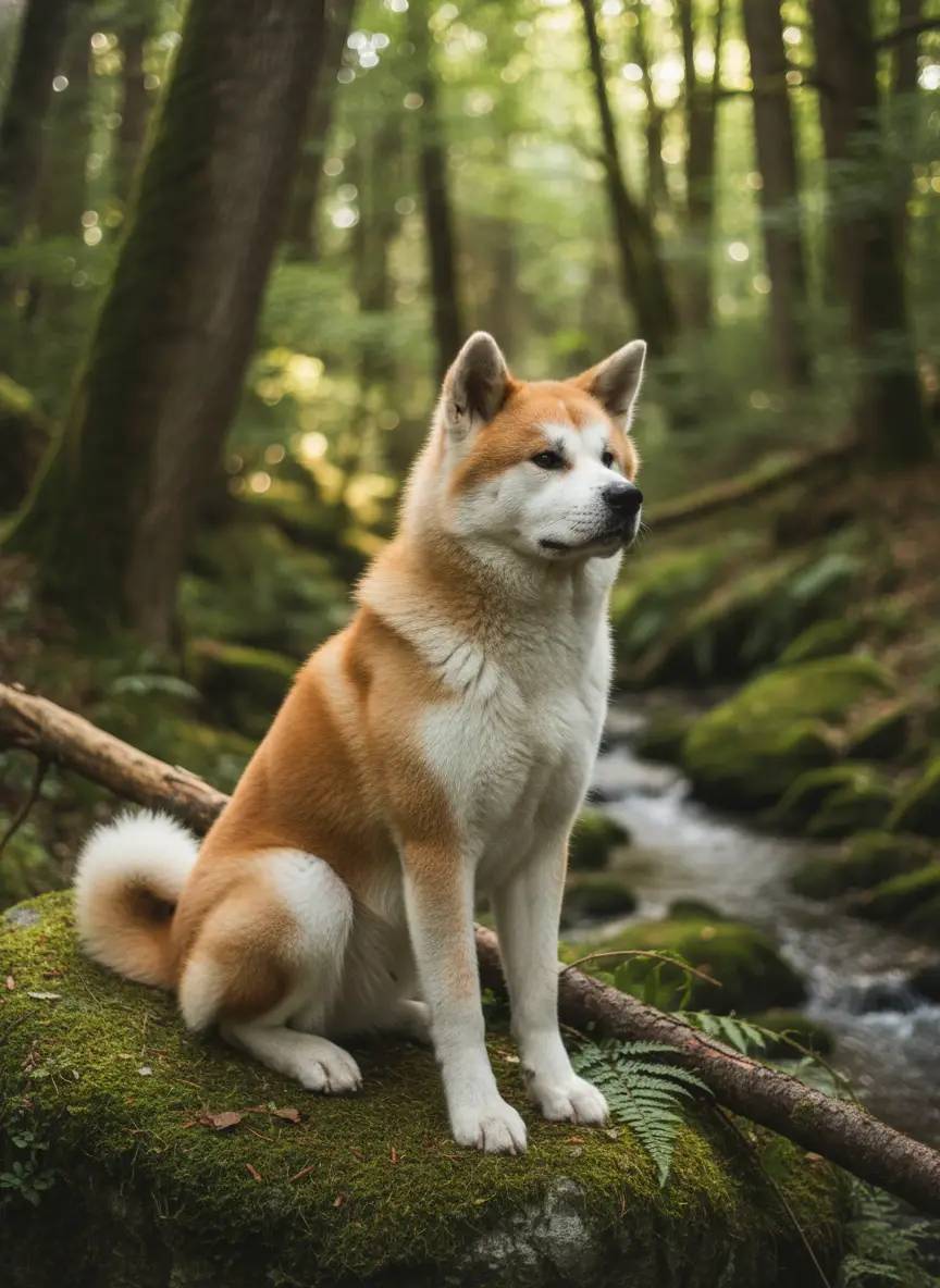 Original Akita Dog photo