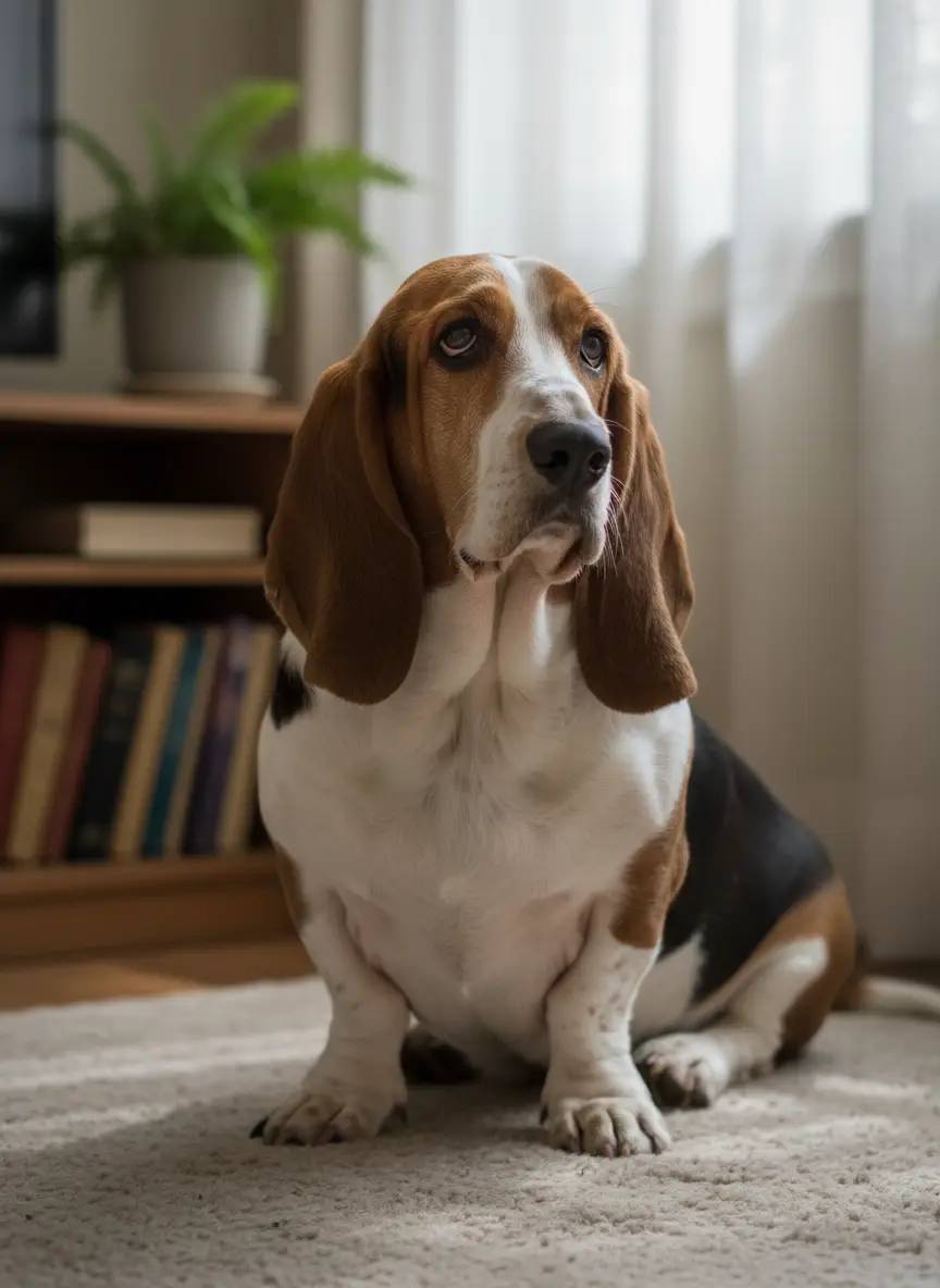 Original Basset Hound Dog photo