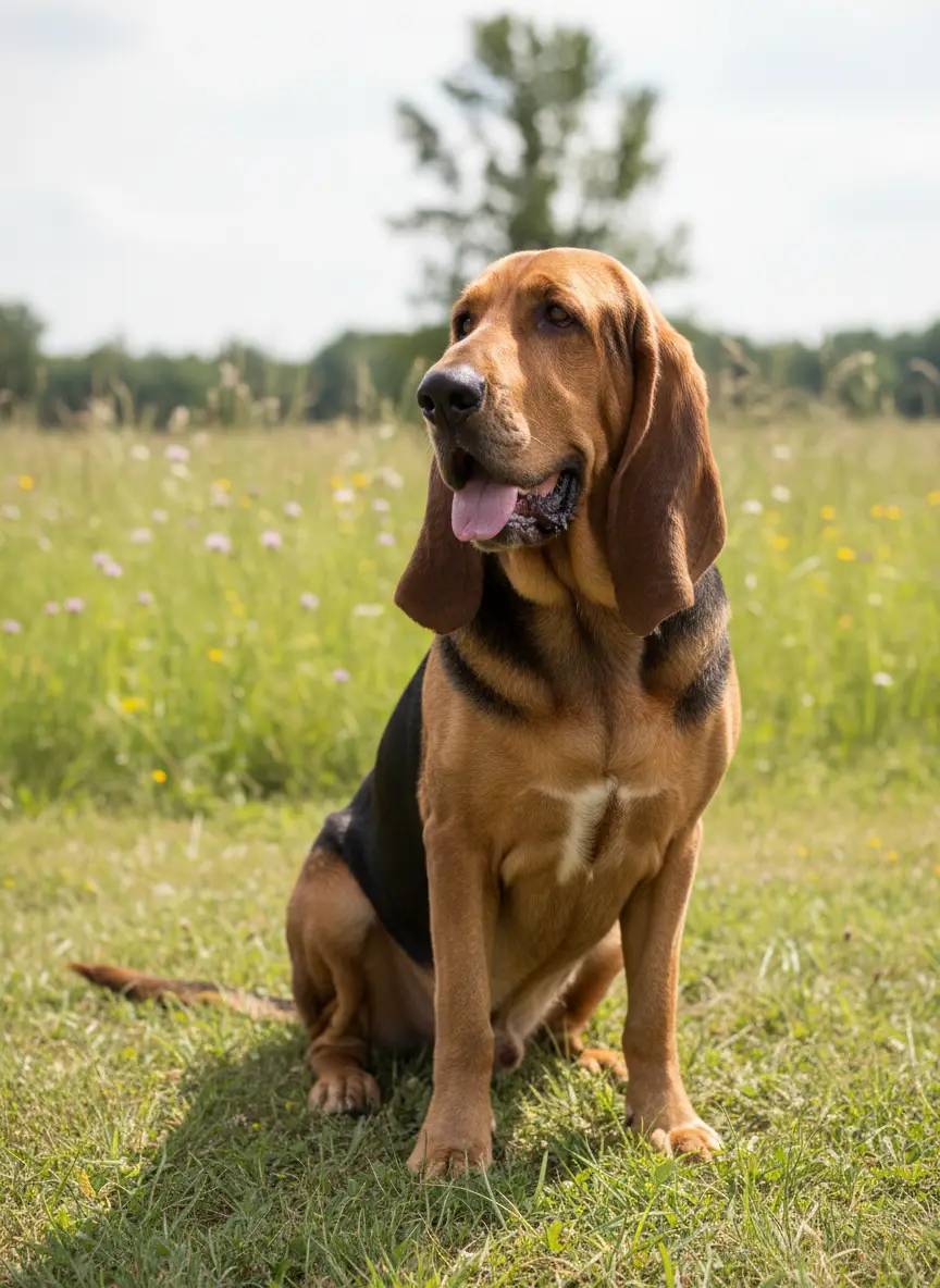 Original Bloodhound Dog photo