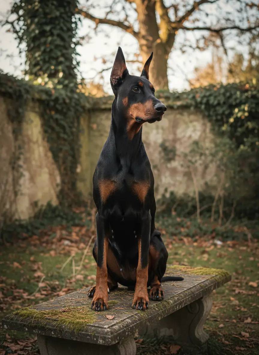 Original Doberman Pinscher Dog photo