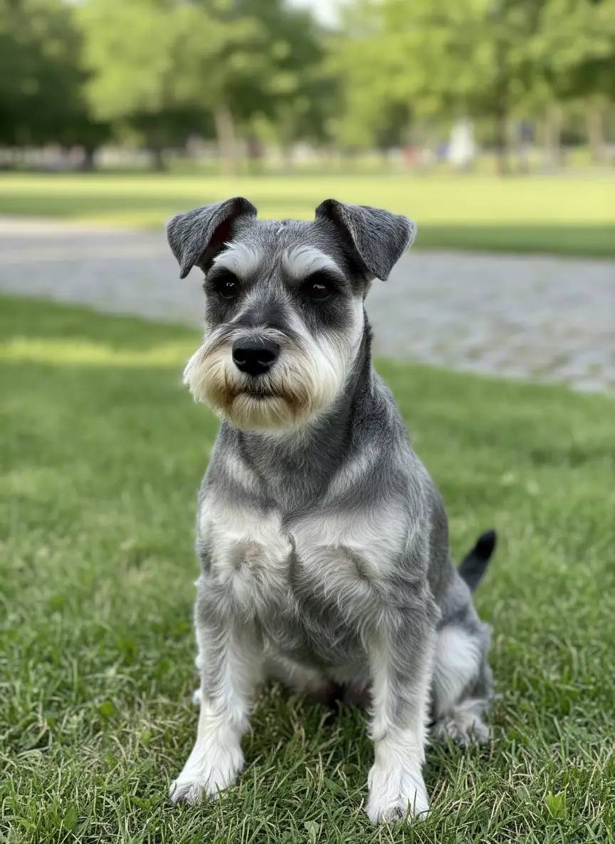 Original Miniature Schnauzer Dog photo