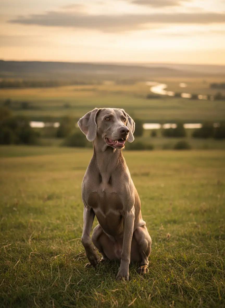 Original Weimaraner Dog photo