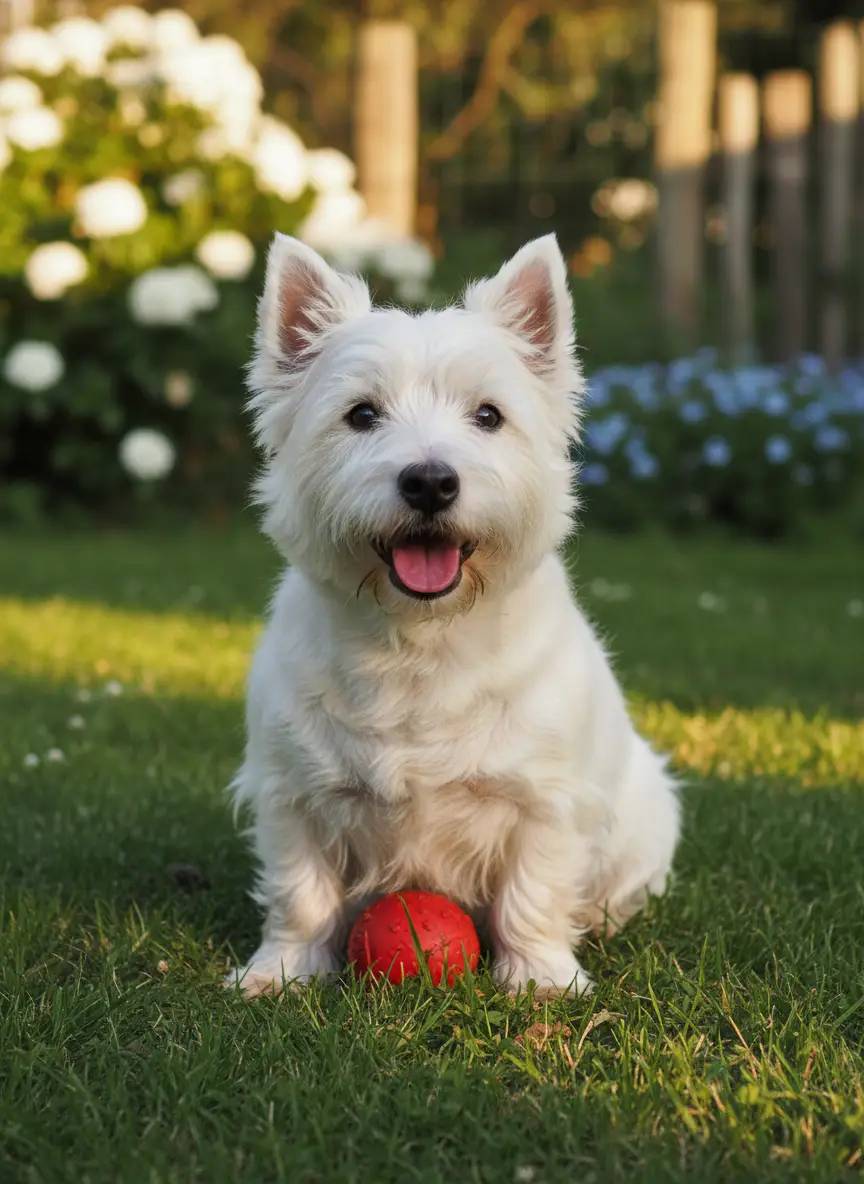Original West Highland White Terrier Dog photo